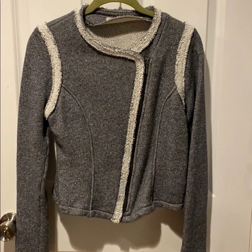 Gap French terry moto jacket